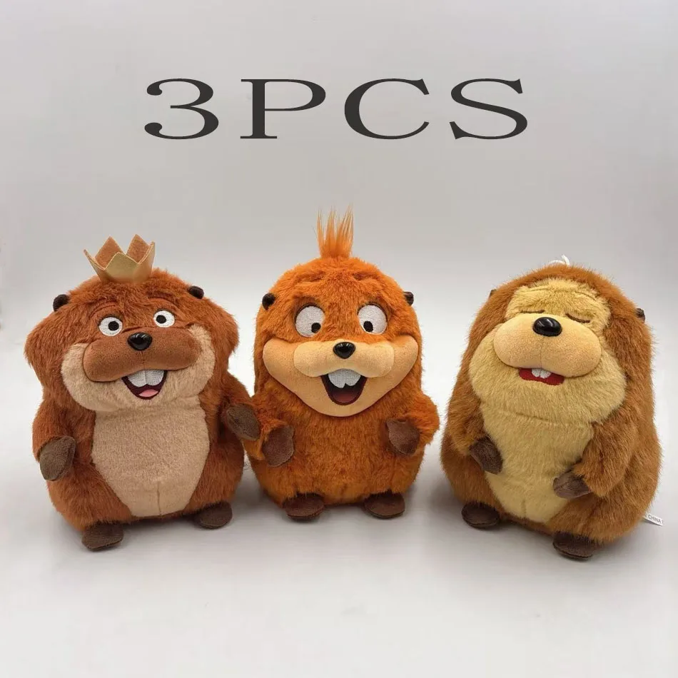 

Плюшевая игрушка Disney Anime Hoppers 2026: милый король Джордж, Том Лизард, мягкая плюшевая игрушка-бобр, кукла, подарок на день рождения для детей