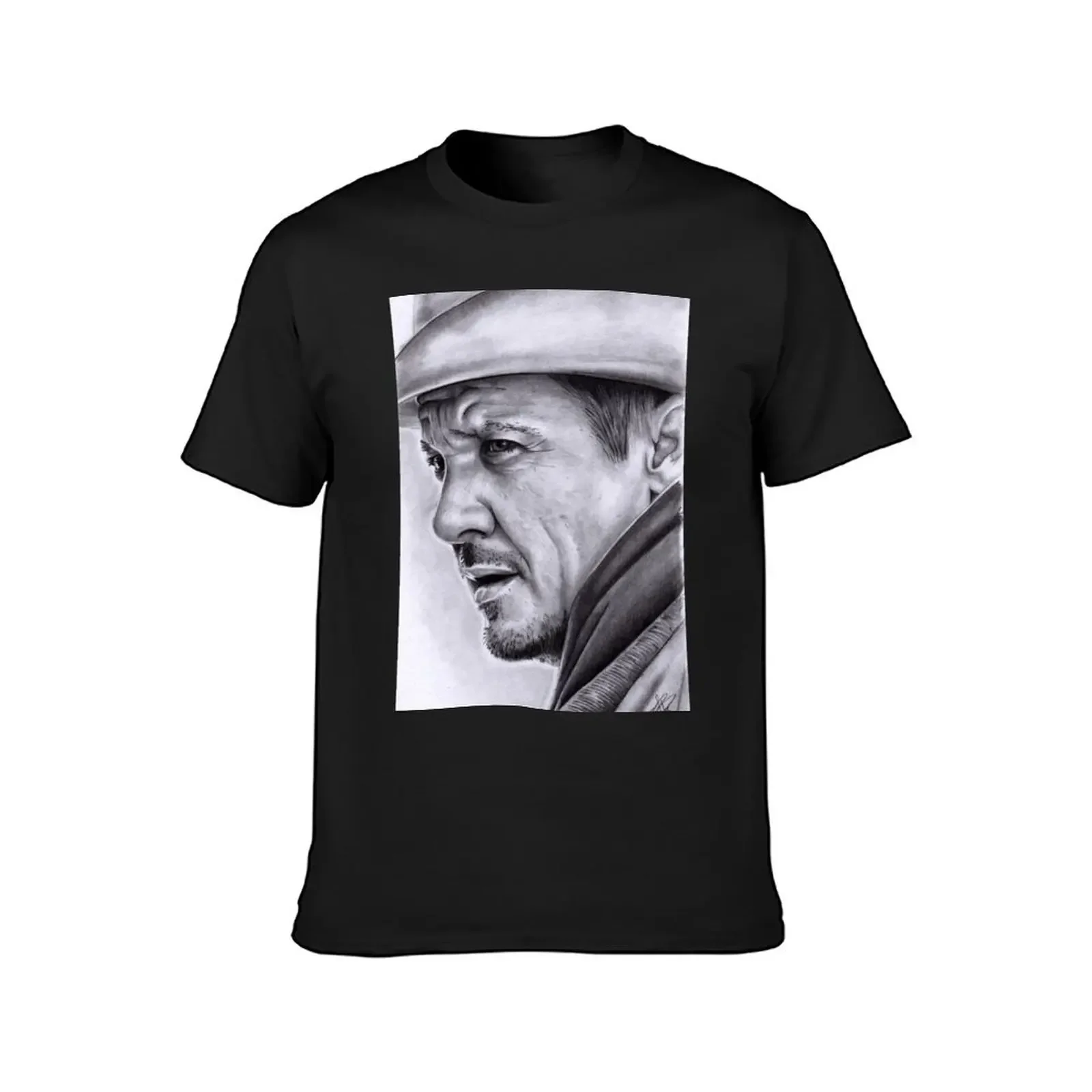 Jeremy Renner T-Shirt essential t shirt oversizeds boys whites mens t shirt graphic