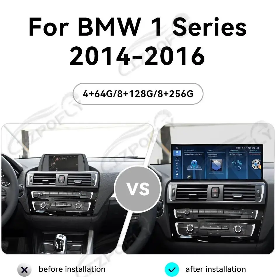 

Car Accessories 15.8" Multimedia Display Screen For BMW 1 Series 2014-2016 Android 13 Car GPS Navigation Player Car Radio