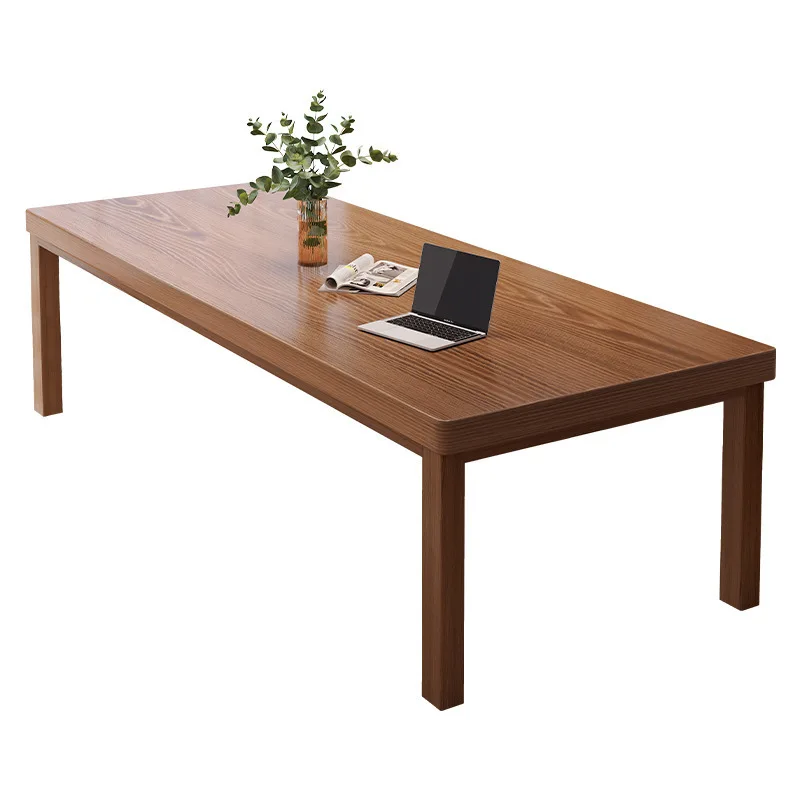 

Solid wood leg computer desktop home can put the host to the living room office double large table workbench