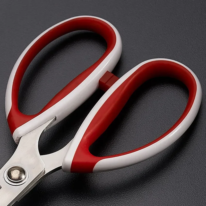 Stainless Steel Sewing Embroidery Leather Fabric Tailor\'s Scissors Plastic Strong Civilian Shear Cutter Tool DIY Handmade Supply