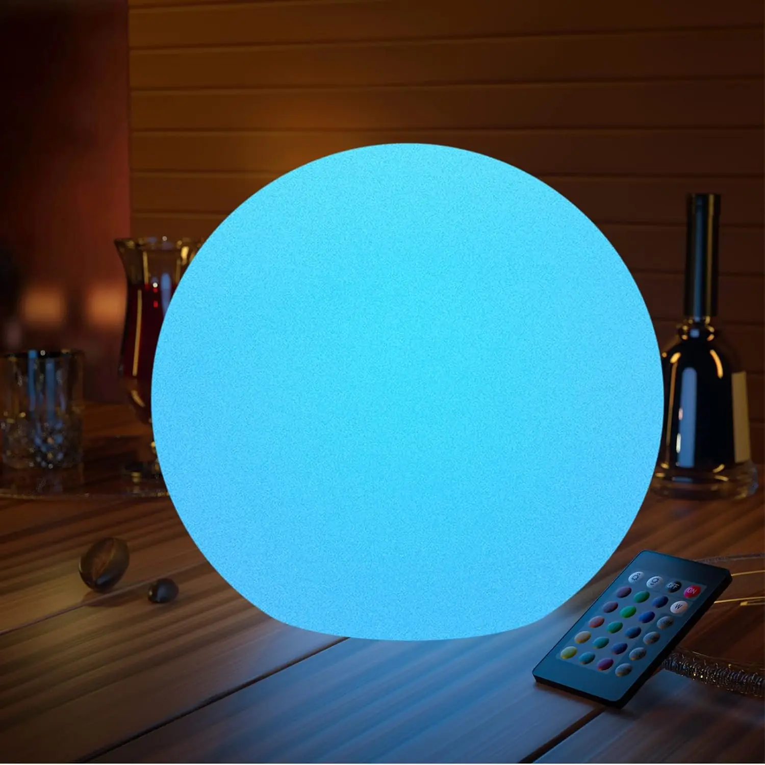 16-inch Large Nursery Night Light Ball: 16 Colors Change Floating Light with Remote Control, Rechargeable and Waterproof Night