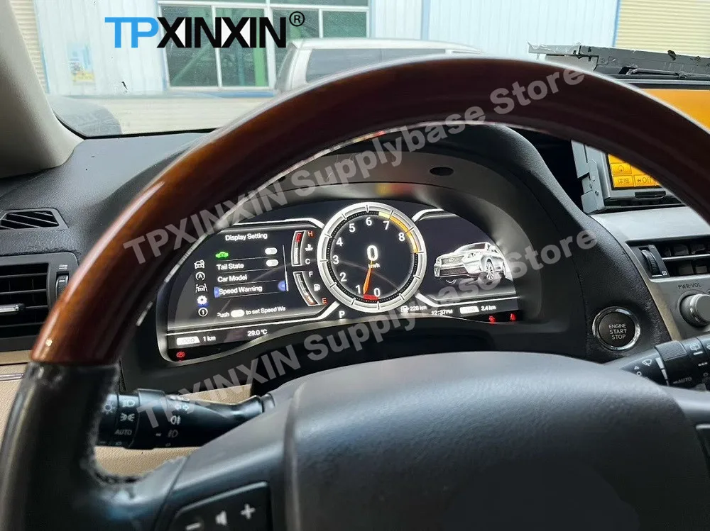 Linux For Lexus RX 2009~2015 Auto Gauge Car dashboard Digital Performance Display Dashboard DenaliDigital Instrument Cluster