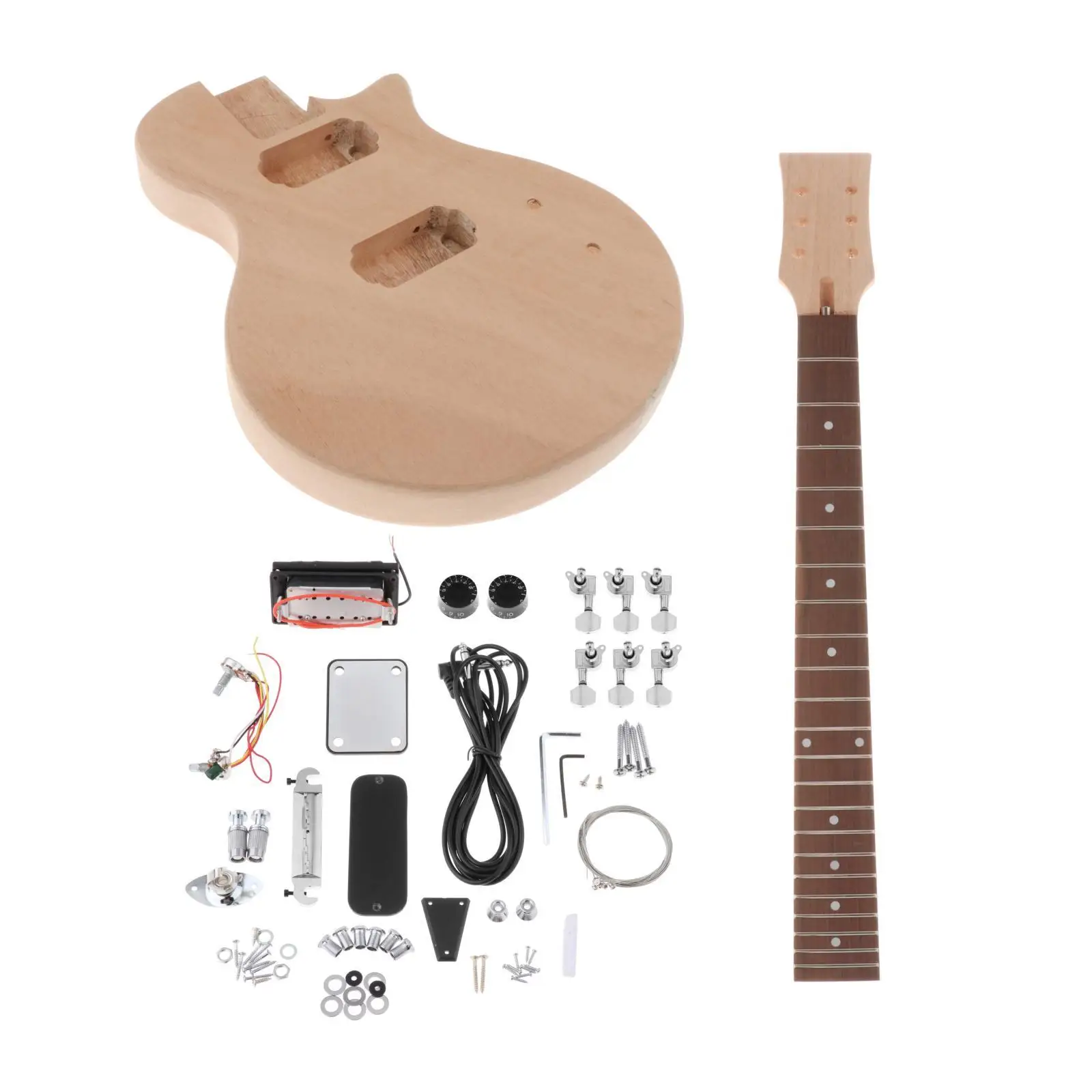 

Unfinished Electric Guitar Instrument Replace Set for LP Guitar Luthier