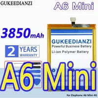 High Capacity GUKEEDIANZI Battery 3850mAh for Elephone A6 Mini 4G Mobile Phone Batteries