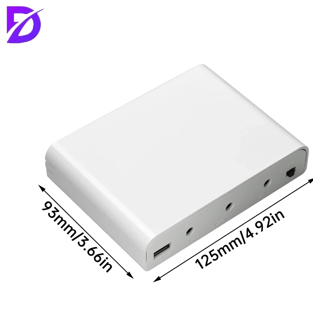 UPS 18650 Battery Soldering-free Power Bank Box DIY Kit Optical Cat Router Uninterruptible Power Supply Case 5V9V12V Peak 60W