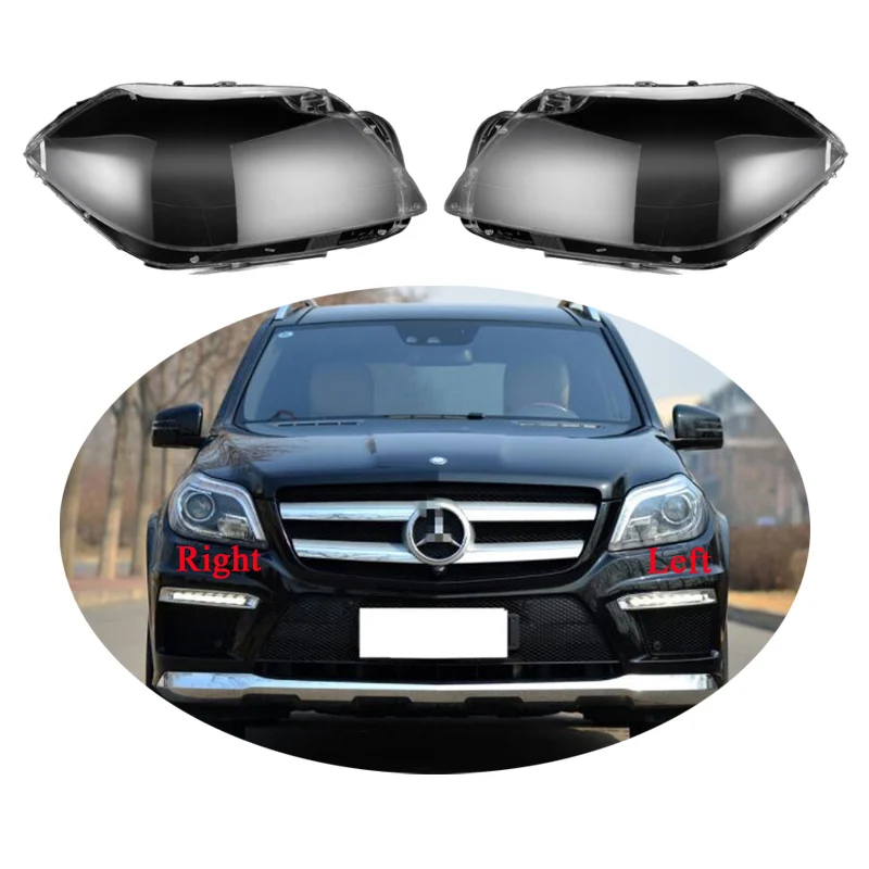 

Use For Mercedes Benz GL W166 GL350 GL400 GL450 GL500 2012-2016 Front Headlamp Cover Transparent Lampshade Headlight Shell Lens