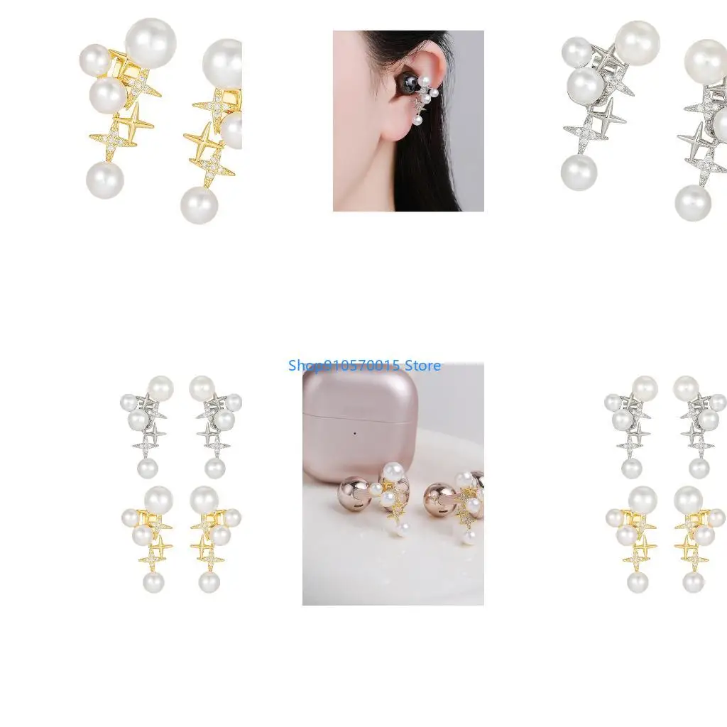 B95C Sleekly Metal Ear Clip Decors For Freeclip 1/2 Wireless Earbud Clip On Charm Enhances Comfort And Aesthetic Appeal