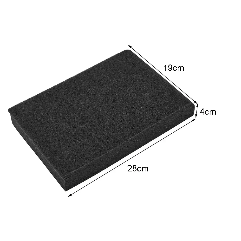 2/4Pcs Speaker Isolation Pads Desktop Speaker Acoustic Foam Stand Pads High Density Sound Proof Panels 28*19*4CM