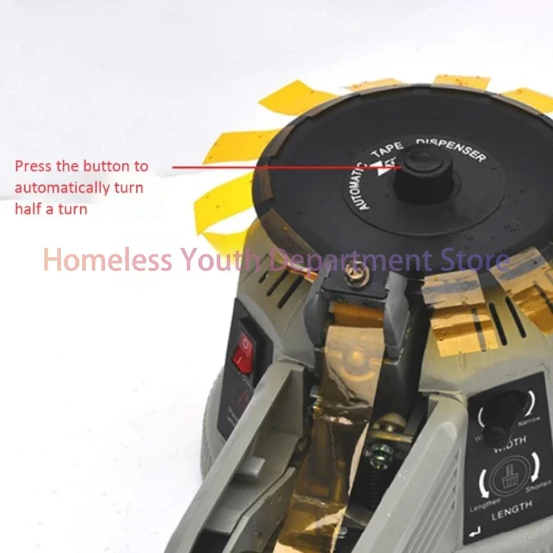 موزع الشريط الأوتوماتيكي ZCUT-2 220 فولت دائري إلكتروني عالي الجودة محرك قطع الشريط آلة التعبئة