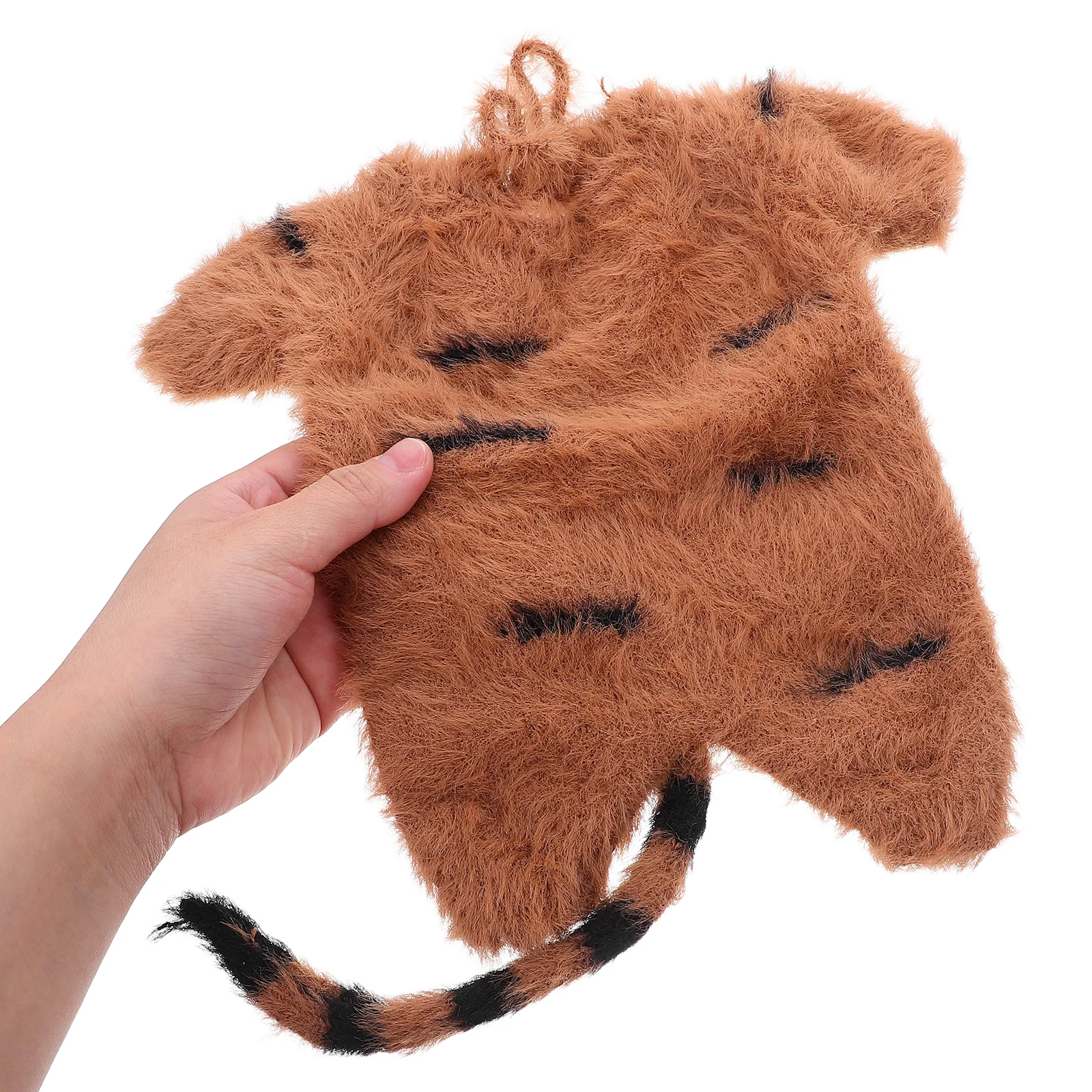 

1 set 1 Set Newborn Photography Outfits Tiger Knit Romper Costume For Halloween Photo Shoot Unisex Soft Baby Outfit Hat Included