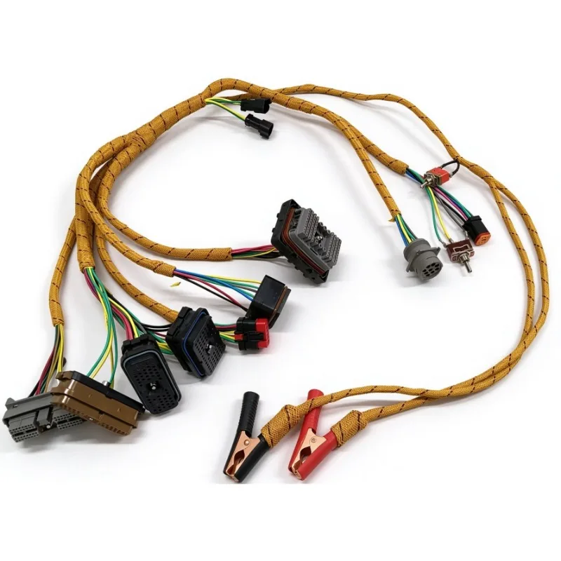 High Quality C7/C9/C13/C15/C18/C32/C6.4/C6.6/C-7/C-9 Engine Diagnostic Cable Comprehensive Harness for CAT 345B 9.3B Start line