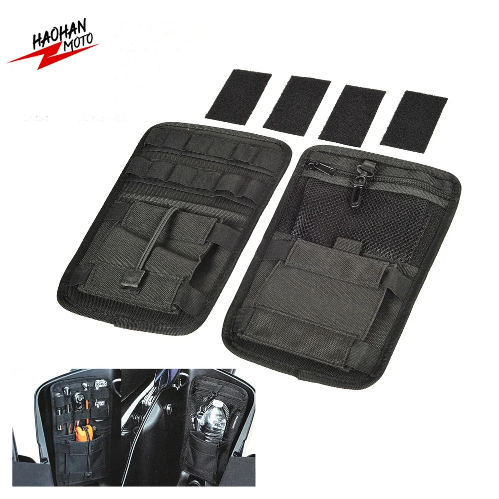 

For Harley Davidson All Touring Road King Glide Street Saddlebag Inner Toolkit Hard Bags Storage