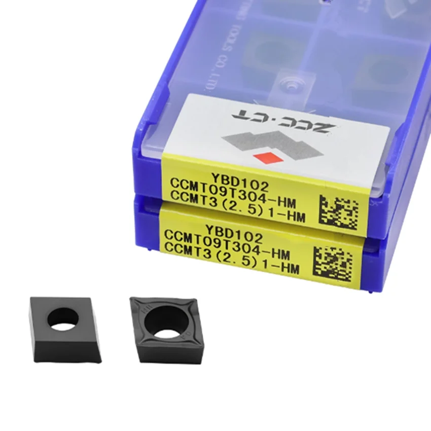 

ZCC.CT CCMT060204-HM YBD102/CCMT060208-HM YBD102/CCMT09T304-HM YBD102/CCMT09T308-HM YBD102 CNC carbide inserts 10pcs/box