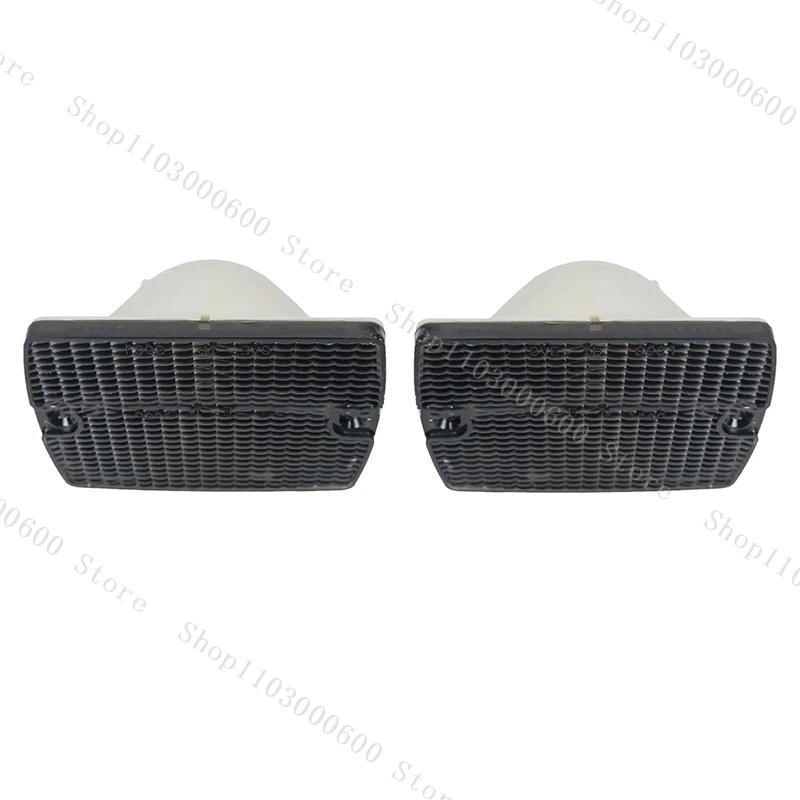 2PCS For Jeep Wrangler 1987 1988 1989 1990 1991 1992 1993 1994 1995 Front Bumper Turn Signal Light Lamp Cover Shell Lens No Bulb