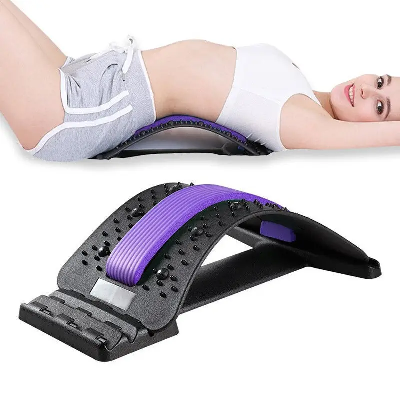 

Magnetic Back Massage Muscle Relax Stretcher Posture Therapy Corrector Back Stretch Spine Stretcher Lumbar Support Pain Relief