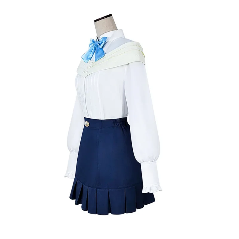 Disfraz de Cosplay de heroína de juego ligero y nocturno para mujer, falda larga Lolita informal diaria, conjunto completo, trajes de fiesta de Halloween