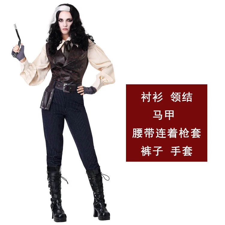 Sweeney Todd Cosplay Halloween Costume Stage Performance Cosplay Movie Character Costume Barber Todd Costume For Women