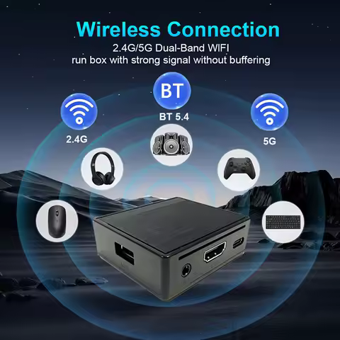 Android 12 Video Media Player Set-Top Box Allwinner H618 Quad Core 2.4G&amp;5G Dual WiFi6 BT5.4 TV Box 4K 2GB 16GB Voice Remote