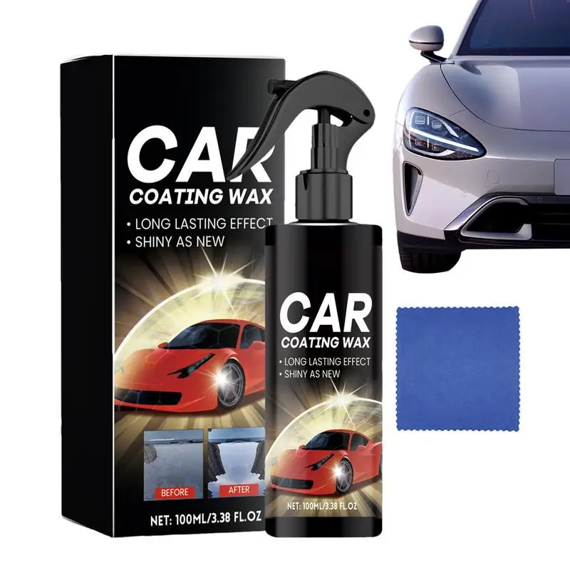 

Car Coating Renewal Agent 100ml Car Wax Hydrophobic Refurbish Agent Auto Coating Polishing Spray Car Cleaning Supplies