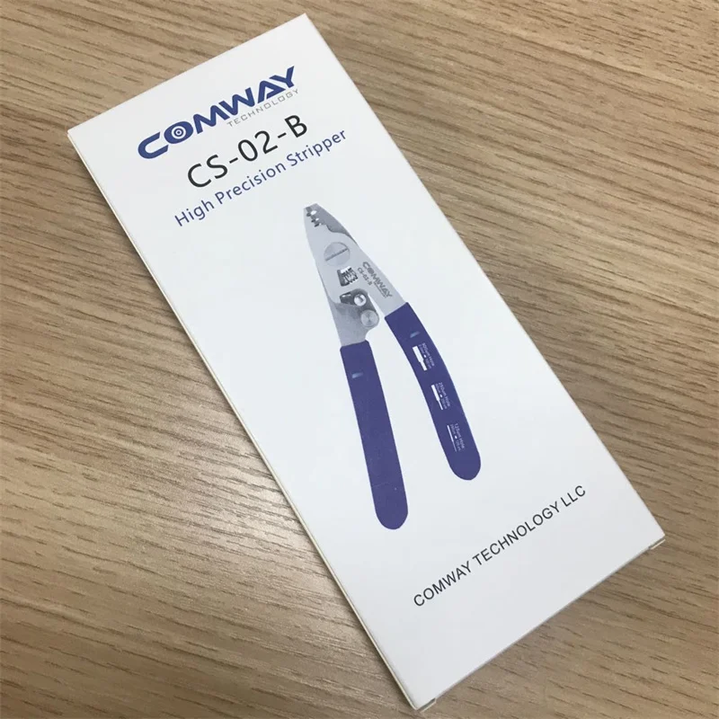 Comway CS-02-B Stripper FTTH Wire Pliers Fiber Fusion Splicer Stainless Steel Stripping Piler Miller Clamp Three-port