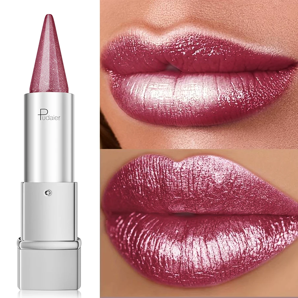 Pearlescent, Sparkle, rouge à lèvres pour femme, légèreté, rouge à lèvres imperméableLongue, rouge à lèvres 24 heures longue durée. Colorfast, rouge à lèvres