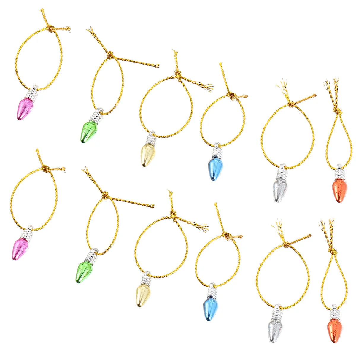 Lamp Bead Hanging Decoration Beads Diy Ornaments Colorful Mini Commercial Decorations Plastic Complementary Creative