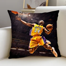 Poszewka na poduszkę K-Kobe Bryant urodziny prezenty ślubne 50x50 poszewki na poduszki Dakimakura rzuć poduszki iving pokój poszewka na poduszkę chłopiec prezent