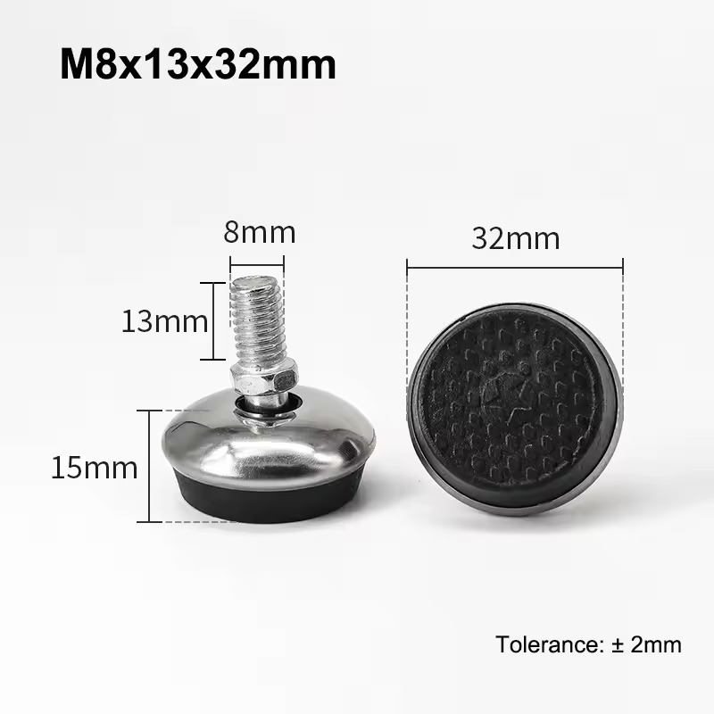 M6 M8 Leveling Foot Screw On Type PP Plastic Furniture Table Chair Sofa Leg Anti-slip Feet Adjustable Leveler Base Bolt Pad - Image 35