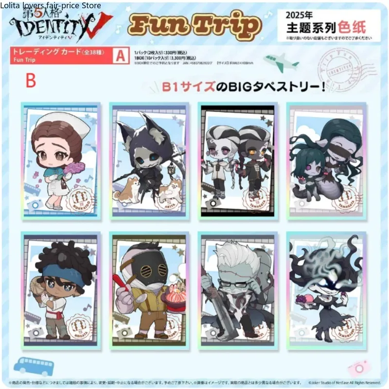 Identity V × Fun Trip Japan Collaboration Kakashi Photographer Mercenary Acrylic Laser Edge Double Flash Shikishi Fan-made Merch