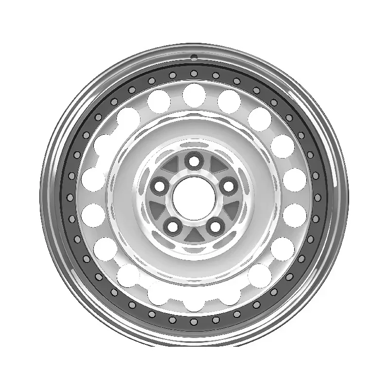 2 Piece Riveted Hole Retro Offroad Aluminum Forged Wheels Wide Lip for Wrangler Defender LC200 F150 RAM 1500 for Tank 300 BJ40