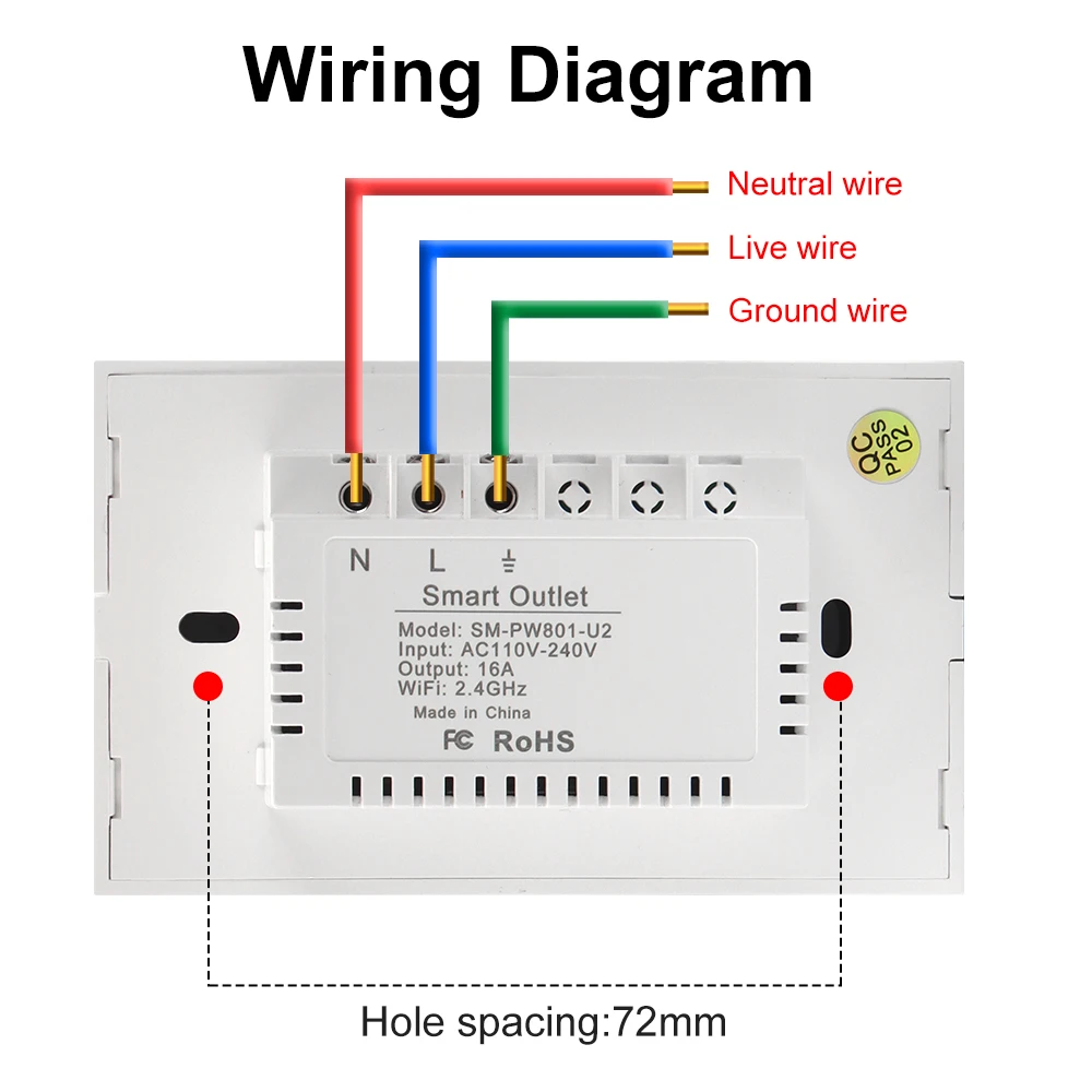 16A Tuya Wifi Socket Us Plug Outlet Timing Smart Leven App Muur Elektrische Op Off Voor Google Home Alexa Tmall genie