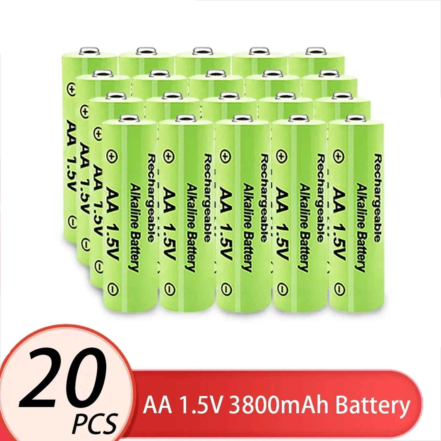 1.5V AA 3800mAh NI-MH Rechargeable Battery for Torch Toys Clock MP3 Player Wireless Keyboard Wireless Mouse Replace