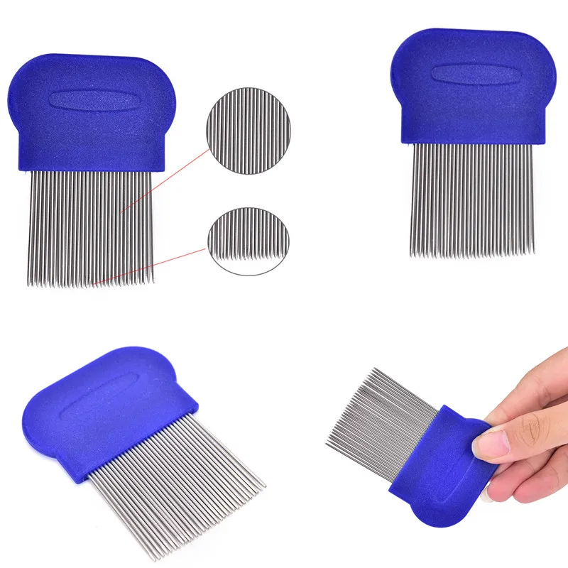 1Pcs Pet dog mouth hair comb iron comb row comb to remove fleas pet anti-itch cleaning comb soft hair