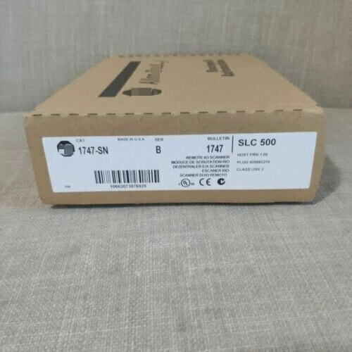 New Factory Sealed 1747-SN SER B SLC500 PLC Remote I/O Scanner Module 1747SN