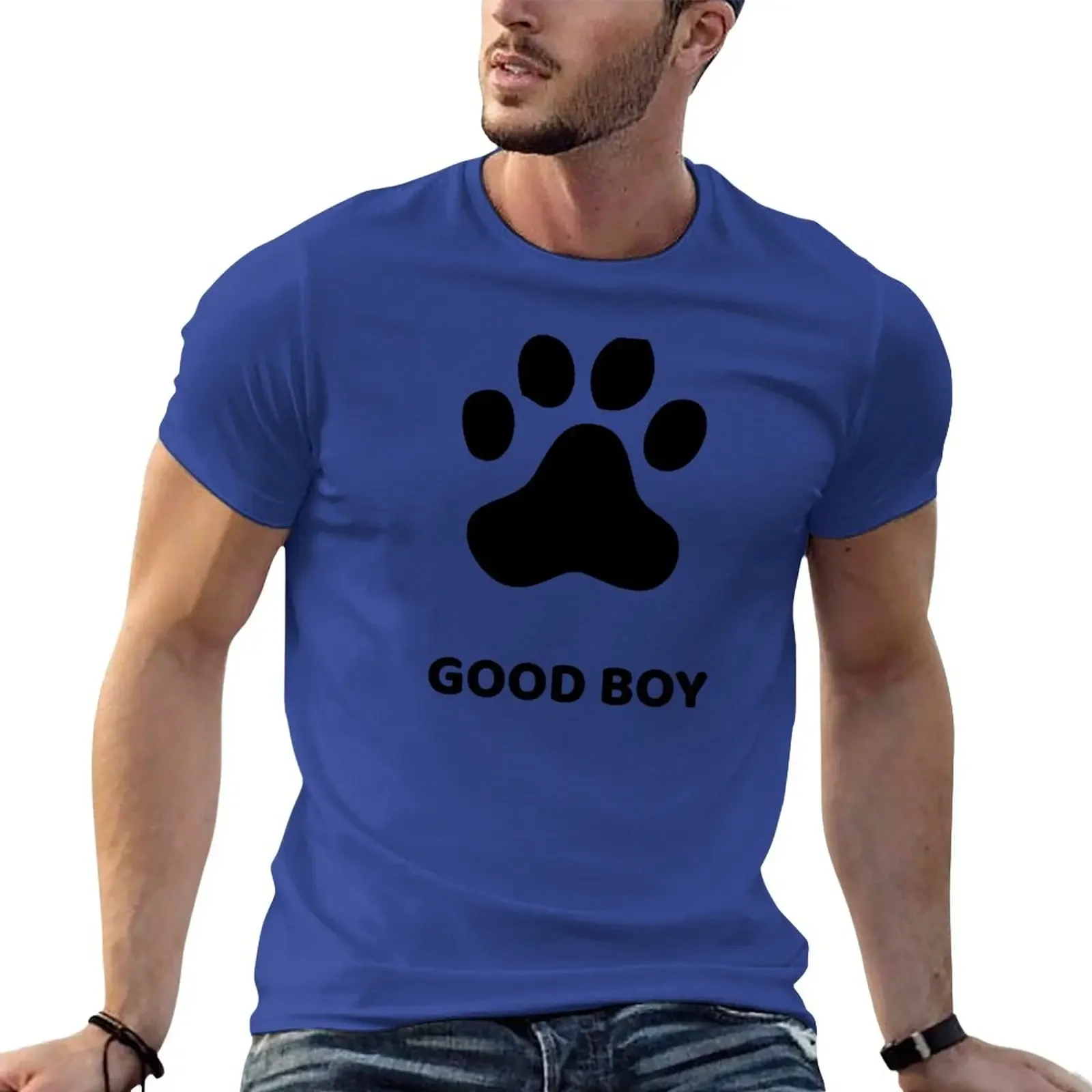 

Футболка с надписью «Good Boy Paw»