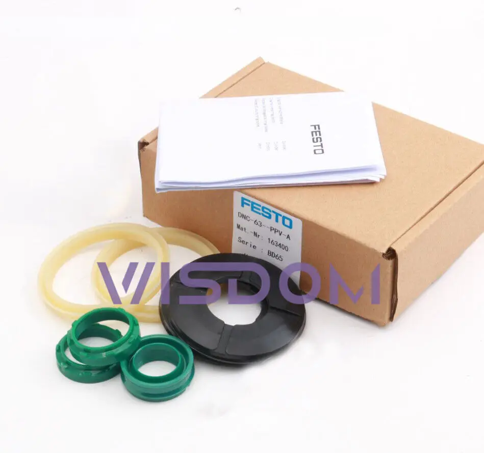 

Cylinder repair kit FIT FOR Festo DSBC/DNC-32-40-50-63-80-100-125-PPV-A No glue