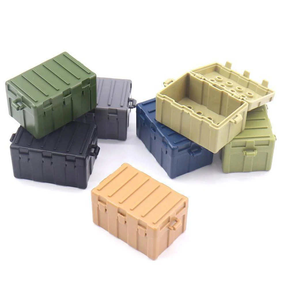 Military MOC Building Block Figure Accessory Weapon Box Kit Bullet Camouflage Mortar Toy Christmas Halloween Gift