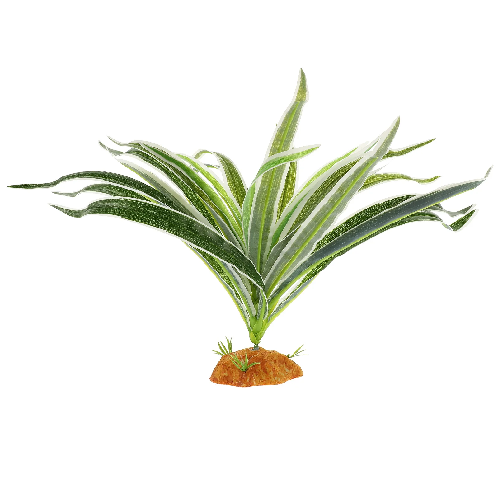 

Reptile Terrarium Artificial Plant Decoration Safe Plastic Fake Green Plant Lifelike Reptile Tank Decor Lizard Climbing Ornament