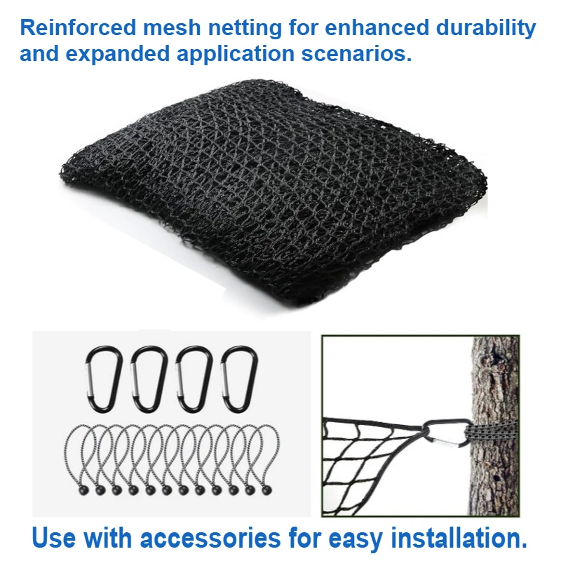 Golf Practice Net Black/Green Reliable Golf Swing Easy Installation Portable Softball Net Backyard Driving Indoor Outdoor Use