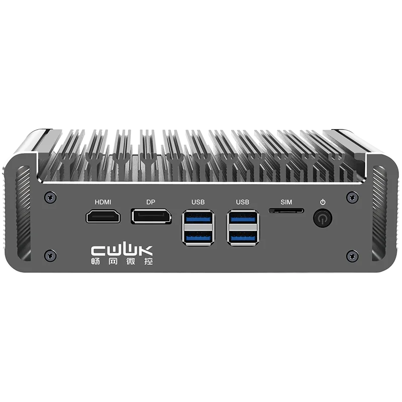 New J4125 Soft route i226/2.5G NIC Dual memory card slot Mini-host /iKuai/NAS/PVE/ESXI Energy-saving computer without fan