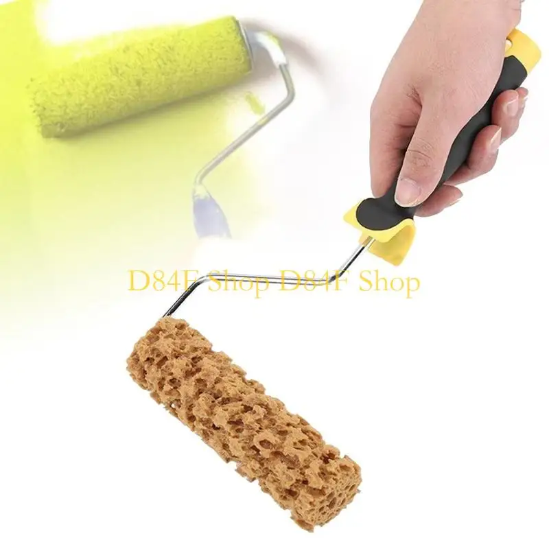D84F Practical Imitation Seaweed Sponge Roller Brush 6 Inches Artistic Pattern Liquid Home Decoration Painting Texture Tools