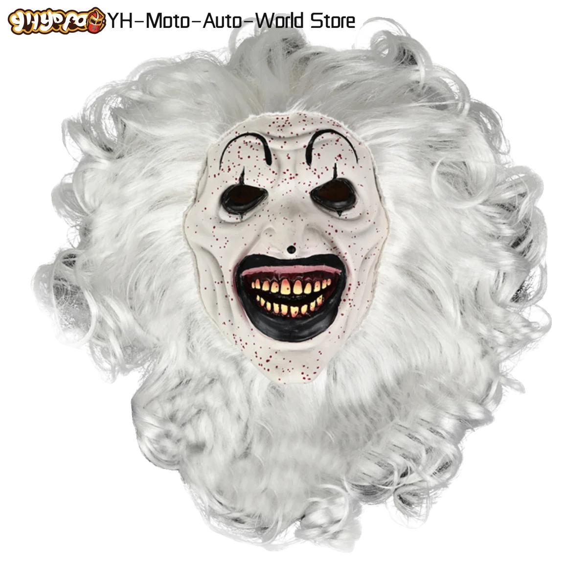 Maska Artystyczna Klaun 3 Krwawy Lateksowy Joker Straszny Terrifier Maski Cosplay Pełne Twarz Dla Kobiet Mężczyzn Halloween Akcesoria Cosplay