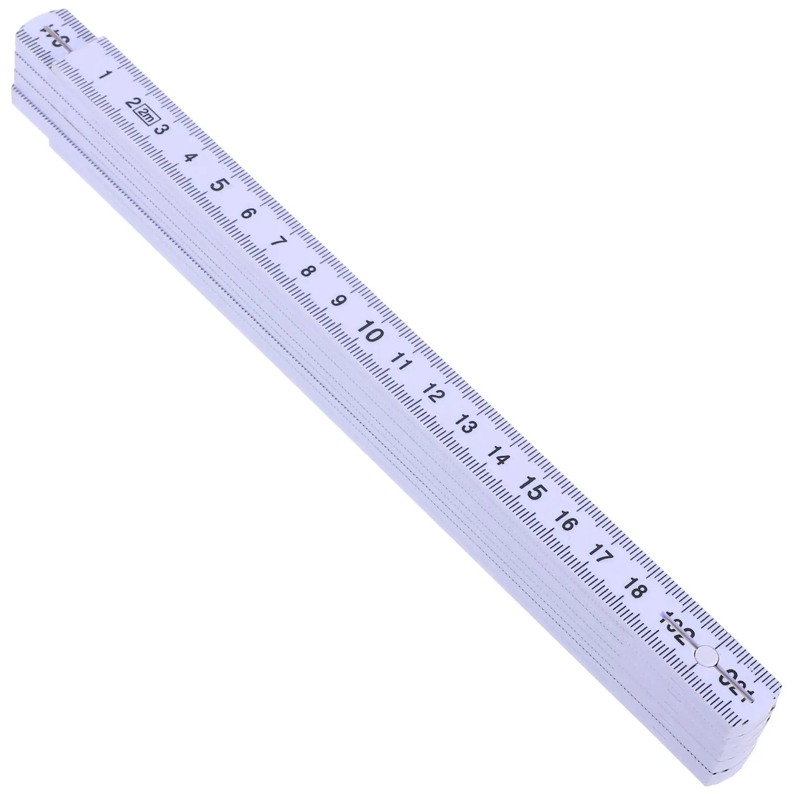Plastic Folding Ruler Clear Scale Measuring Foldable Meter Stick Long Use Home Office Student Teacher Easy Read