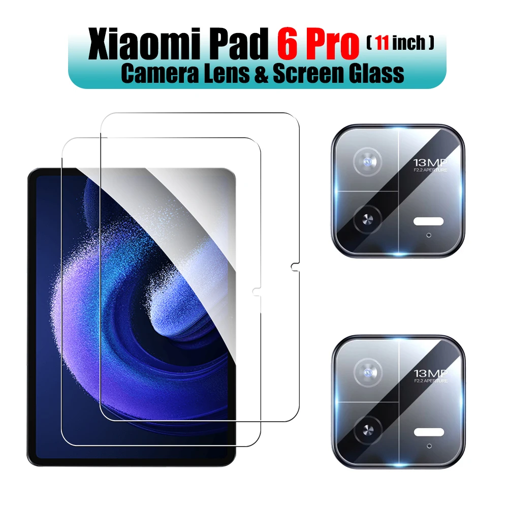 2 Stuks Voor Xiaomi Pad 7 Pro 11.2 6 6S Pro 12.4 Screen Protector Gehard Glas Voor Mi Pad 7 Pro 6 6S Beschermende Film Accessoires