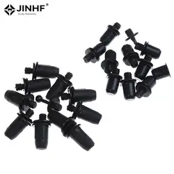 10 Pairs DIY Audio Speaker Buckles Plastic Ball Socket Type Grill Guides Peg Kit Speaker Grill Peg Speaker Parts Accessories