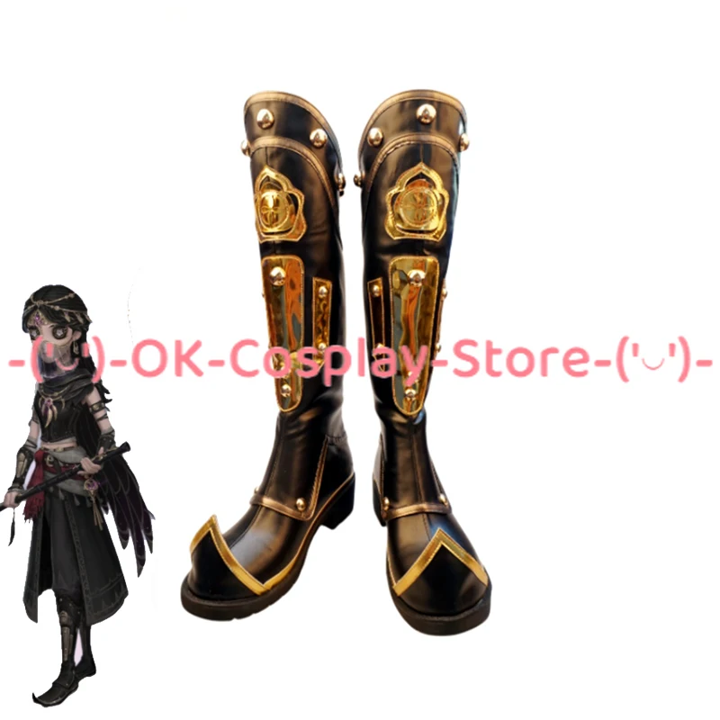 

Antiquarian Qi Shiyi Cosplay Shoes Identity V Animal Tamer Cosplay Women PU Boots Halloween Accessories Prop Custom Made