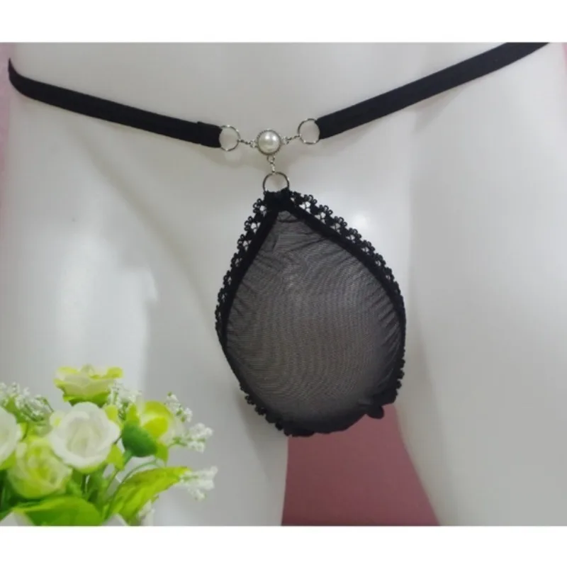 

Bulge Pouch Thongs Mens Sissy Lingerie Homme Sexy Gay Underwear Transparent G String Men Micro String Tanga Hombre Трусы М