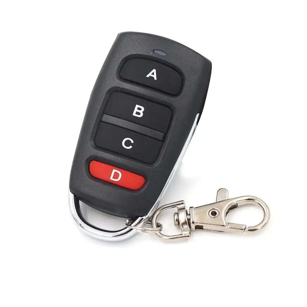 JJX604 433MHz Universal Copy Code Wireless Remote Four Key Letters Waterproof Handle Garage Gate Electric Door Key