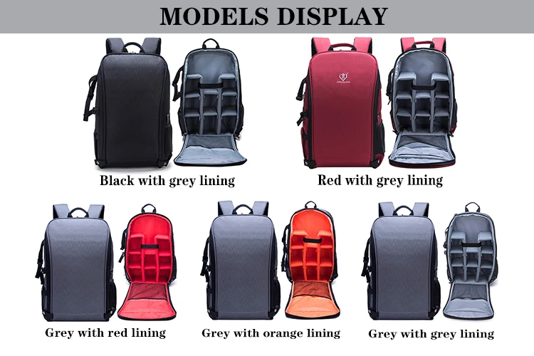 JINNUOLANGRucksack mit großem Fassungsvermögen, Kamerarucksack, wasserdichter Fotorucksack, multifunktionale Reisedrohne, Fotografie, N – Detail 1